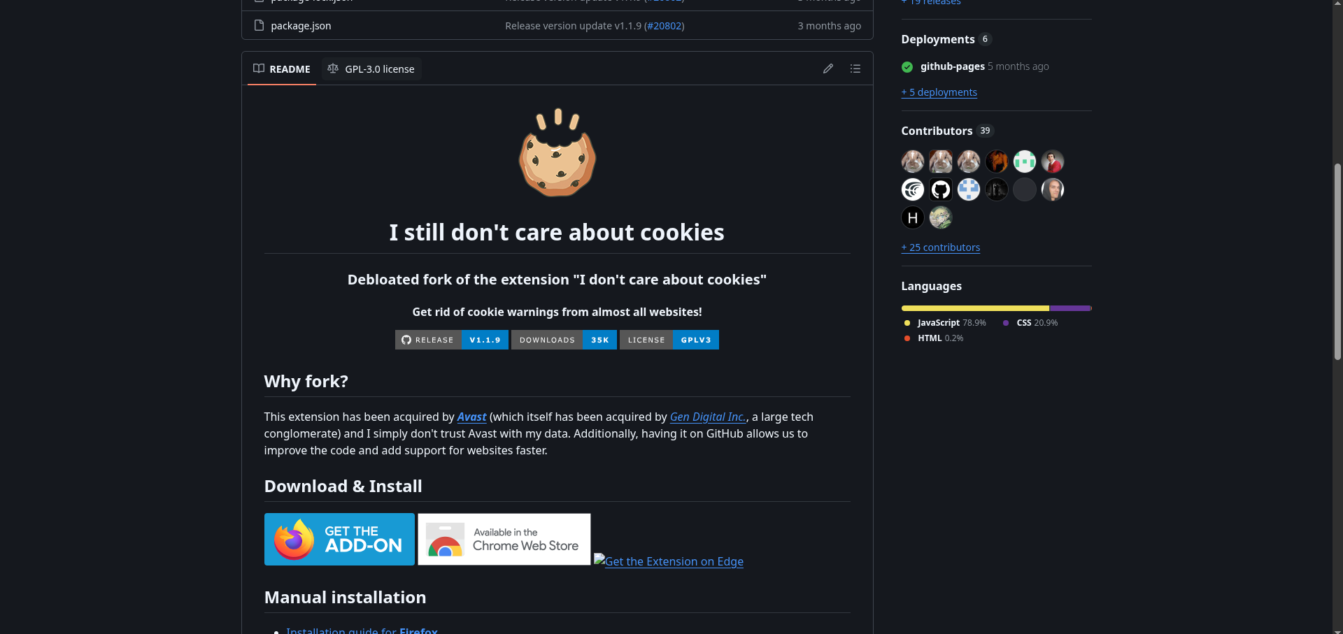I Still Don't Care About Cookies Logo